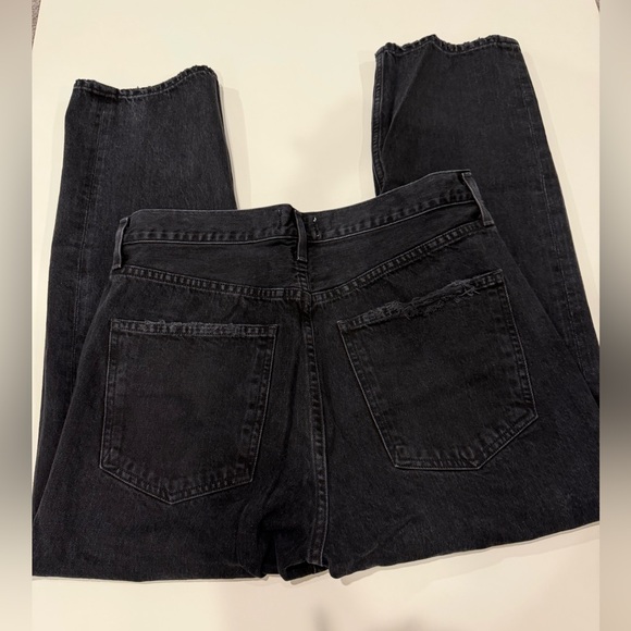 Agolde women’s Black Straight Jeans - Picture 4 of 11